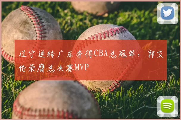 辽宁逆转广东夺得CBA总冠军，郭艾伦荣膺总决赛MVP