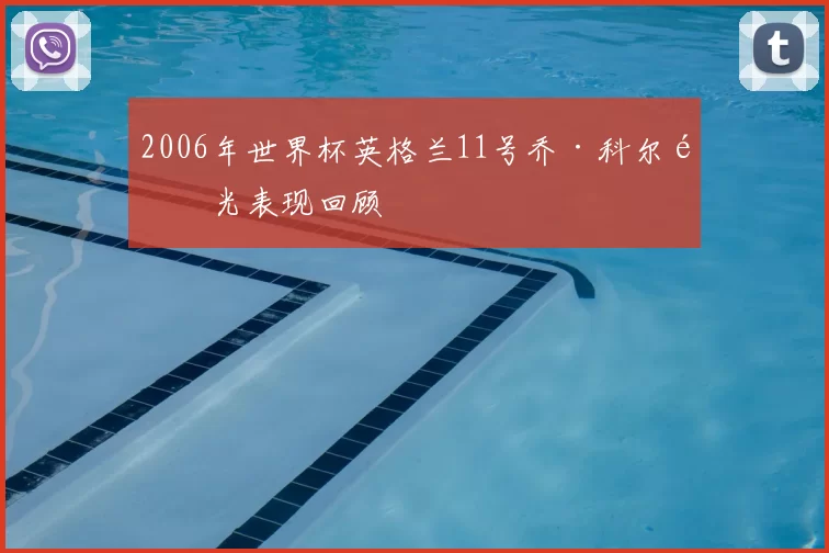 2006年世界杯英格兰11号乔·科尔高光表现回顾