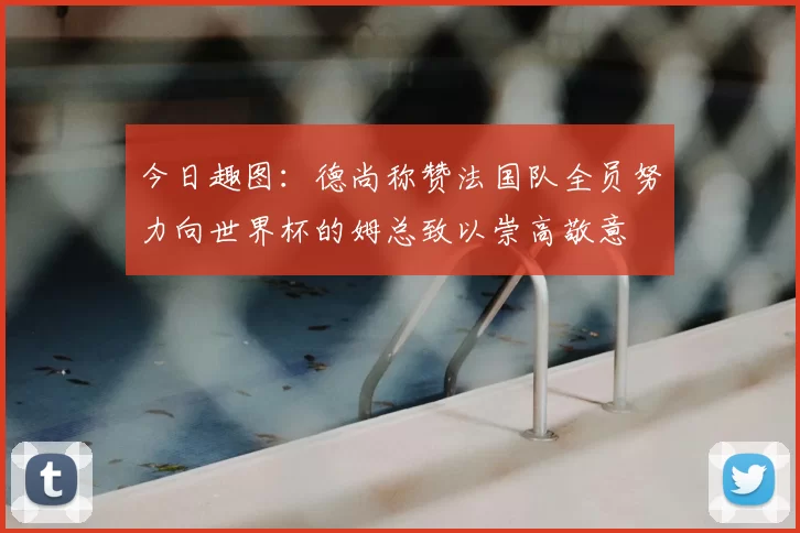 今日趣图：德尚称赞法国队全员努力向世界杯的姆总致以崇高敬意