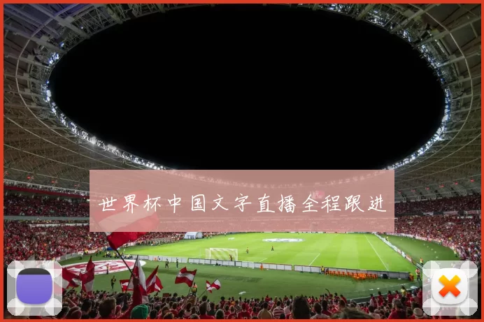 世界杯中国文字直播全程跟进
